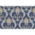 Italian Wallpaper Navy Blue with Beige Color, Length 10m, Width 1.06m, Model 82004