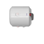 Horizontal Electric Water Heater Saudi Ceramics Height  445 mm Capacity 50 Liter  Color White  Model  1200 WATT 220/240 Volt