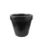 Fiberglass Plant Pot, Width 39 cm Height 45 cm, Black Color