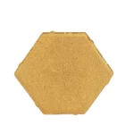  Rhombic Demand Shape Interlock Tiles, Size 19 cm × 11.5 cm, Thickness 6 cm, Yellow | Al Sarif Company