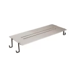 Glass Shelf stainless steel,  Dimensions 331x120x48  mm, Matte Nickel Color