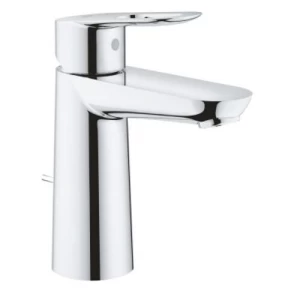 خلاط مغسلة قاعدي بمقبض واحد حجم وسط كروم، مجموعة BauLoop | Grohe