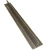 Flooring Aluminum T-Shape Trim, 240 cm Length, 2 cm Width, 1 cm Height, dark brown Color