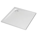 Acrylic Square Floor Basin, White, 80x80 cm, Ultra Flat, Ideal Standard Collection