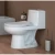 White Floor Mounted Toilet Wafi Model, Size 25 cm