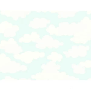 Youth and Children Wallpaper 10m x 0.53m Off White with Blue | Balbaid Decor Company