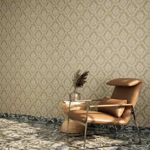 Classic Design Wall Covering Light Brown, Length 10 m, Width 50 cm | 