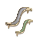 مسكة خزانة المطبخ ، زنك، تشطيب كروم، مقاس 64 مم