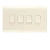 Electrical light switch 4 gang 2 way 10 Amp ALF Alfanar Size 14 × 7 cm Color Beige 