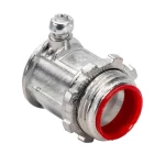 Zinc Die Cast EMT Connector Set Screw Type with Insulated Throat Size 2 1/2 inch Hight 2.953 inch [ITCC] Factory