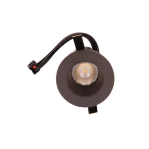 Small Black LED Spotlight 3W Power, 4 cm Depth, 3.6 cm Frame | Matkel Store