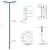 Garden Lighting Pole 6 meters, Base 350x350 mm, 50 Watts |  - Image 2