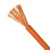6sq mm Single Electric Wire 450/750V, Flexible Copper Conductor PVC Insulated, Orange Color | Riyadh Cables