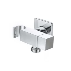 Square Angle Valve with Bidet, Chrome Color | ALHashim Sanitary Tools