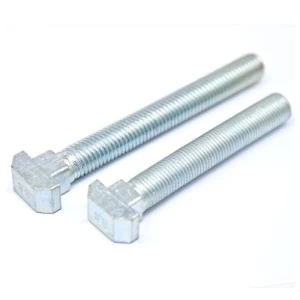 Electro Galvanized T Bolt Size 6 mm Max Length 60 mm | Al Hadhara Tower Trading