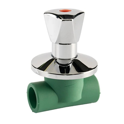 PPR Concealed Normal Valve Depth 18.00 mm Green Color | Modern Technology Factory for Plastic