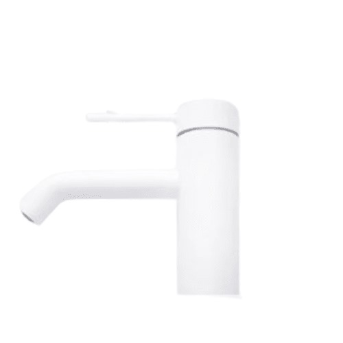 Washbasin Mixer 16.1×14.7 cm Matte White, Durable Brass | Hatch Company