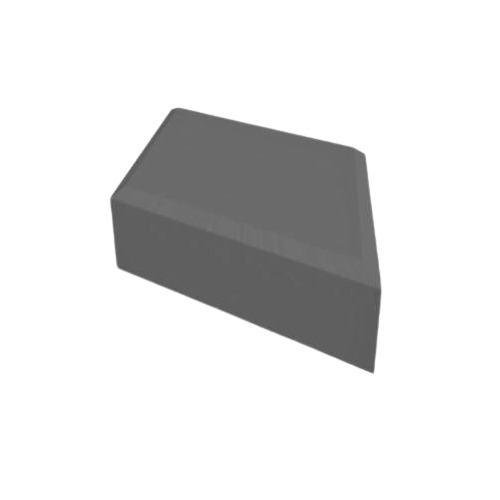 Prisma 3D Interlock Paver Tiles 334.40x197.70x60 mm Dark Gray | Opal United Factory For Concrete Products