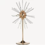 أباجورة طاولات عصرية لون ذهبى، مقاس 35×35×51.5 سم