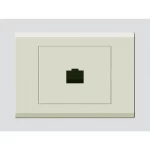 فيش كمبيوتر مفرد مقاس 7×7 سم كات6، 16 أمبير ماركة آرت دي إن أيه إي3 لون بيج