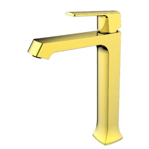 Wash Basin Mixer Long Gold Color | Albayt Alaniq Sanitary Tools