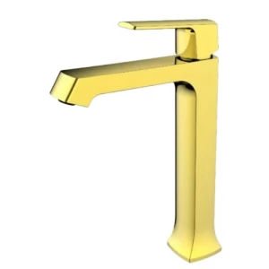 Wash Basin Mixer Long Gold Color | Albayt Alaniq Sanitary Tools
