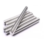 White Zinc Plated Threaded Rod DIN 975, Size 8 mm, Grade   4.8 Length 3 meter | Aobsco Company