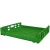 صندوق بلاستيك بولي ايثيلين للدجاج، أخضر اللون، مقاس 75×65×15 سم، رمز المنتج ARJTB