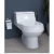 White Floor Mounted WC TOPAZ Model, Length 61 cm