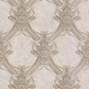 Classic Wallpaper Length 10m, Width 1.06m, Light Brown Color, Model 82738 | Balbaid Decor Company