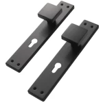 Movable Door Handles, Black Color