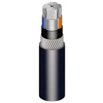 Riyadh Cable Aluminum Conductor 3×50+25mm, 600/1000 volts, SWA Armoured, PVC Insulated