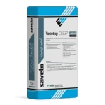 Premixed  Mortar  Vetotop CS537 [Saveto] for Leveling Concrete Slabs Thickness  20 to 100 mm Bag 50 KG White Color