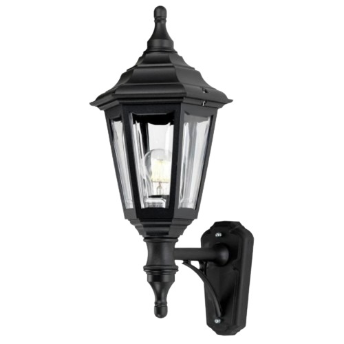Outdoor Lighting Lantern 50 cm Height, 21 cm Diameter, Black | Matkel Store