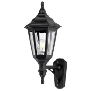 Outdoor Lighting Lantern 50 cm Height, 21 cm Diameter, Black | Matkel Store