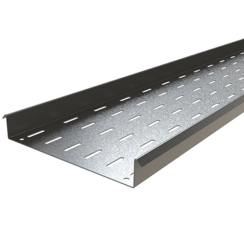 Straight Perforated Cable Tray 75mm Height 300mm Width Hot Dip Galvanized Outside Flange | Bahra Cables BAHRA