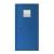 Fire door SFFECO Cold rolled steel   with square glass window Model SF/SD Single Door leaf size 1950×900   mm  Color Blue