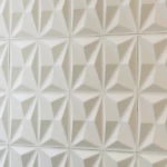 ألواح ديكور 3D، طول 50 سم × عرض 50 سم، لون أبيض، موديل كولينانز