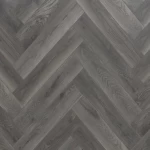 Parquet HDF, 8mm Thickness, dark gray Color, Model leo_001a&b_12