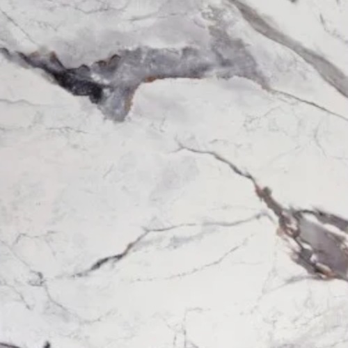 لوح رخام بديل 122×290 سم، لون رمادي فاتح | R341