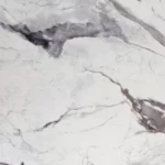 لوح رخام بديل عرض 122 سم، ارتفاع 290 سم، لون رمادي فاتح