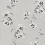 ورق جدران ورود بلجيكي مقاس 10 م× 0.53 م، لون رمادي.