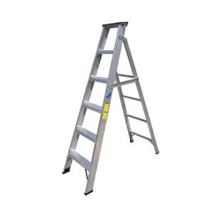 2 in 1 Aluminum Ladder 6 Steps, Max Length 3.2 m | Reach by ARAB PROS COMPANY