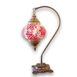 Oriental Desk Lamp 1 Bulb, Size 47×17 cm, Copper Color