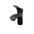 Modern Bath Washbasin Tap, Matte Black Color