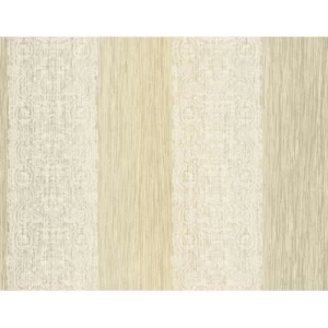 Striped Wall Covering Light Beige, 10m x 0.53m, Model BC60307 | Balbaid Decor Company