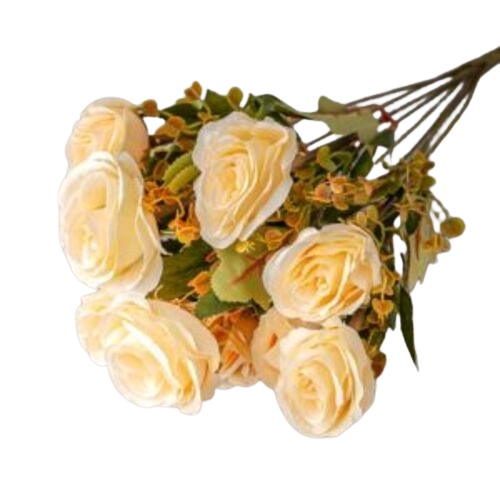 Artificial Decorative Flower Bouquet Height 42 cm, Multi Colors | 