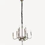 Modern Bronze Chandelier, Height 32 cm, Width 37 cm, Length 73 cm