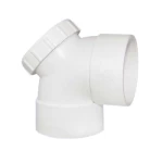 UPVC Access Elbow 90° Al-Jawdah Size 3 Inch  Color White