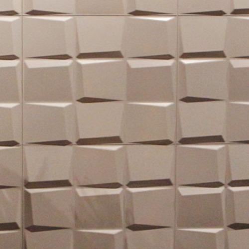 3D Wall Panels 50x50 cm Beige Color, Design Oberon | 